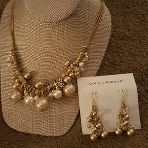 Lulu Avenue Bellini Necklace and Earring Set